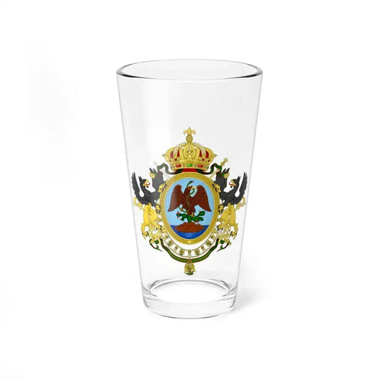 Coat of Arms Second Mexican Empire - Pint Glass 16oz 16oz - Go Mug Yourself