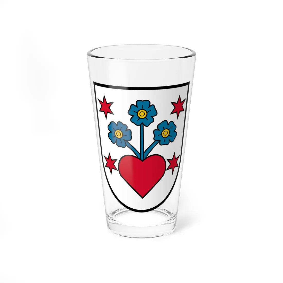 Coat of arms st agatha (Austria) (Coat of Arms) Pint Glass 16oz 16oz - Go Mug Yourself