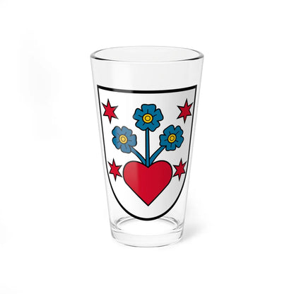 Coat of arms st agatha (Austria) (Coat of Arms) Pint Glass 16oz 16oz - Go Mug Yourself