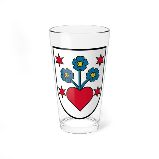 Coat of arms st agatha (Austria) (Coat of Arms) Pint Glass 16oz 16oz - Go Mug Yourself