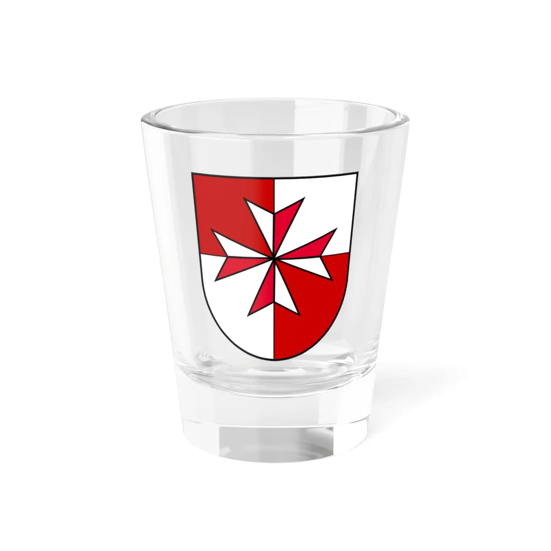 Coat of arms Stroheim (Austria) (Coat of Arms) Shot Glass 1.5oz 1.5oz - Go Mug Yourself