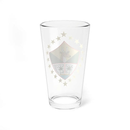 Coat of arms Suchitepéquez (Guatemala) (Coat of Arms) Pint Glass 16oz - Go Mug Yourself