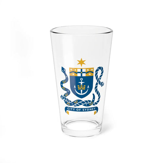 Coat of Arms Sydney Australia - Pint Glass 16oz-16oz-Go Mug Yourself