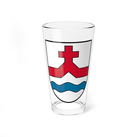 Coat of arms Taufkirchen an der Trattnach (Austria) (Coat of Arms) Pint Glass 16oz 16oz - Go Mug Yourself