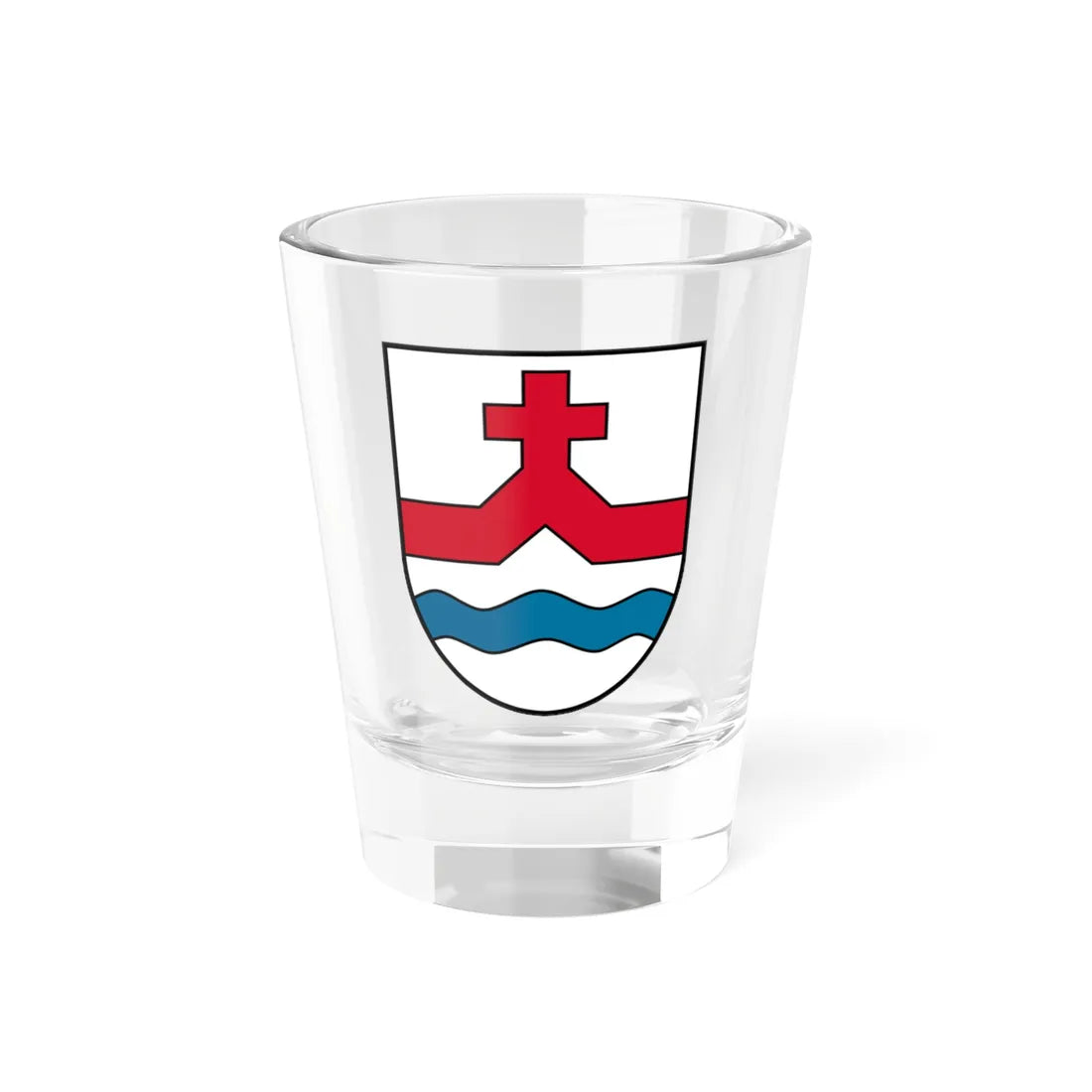 Coat of arms Taufkirchen an der Trattnach (Austria) (Coat of Arms) Shot Glass 1.5oz 1.5oz - Go Mug Yourself