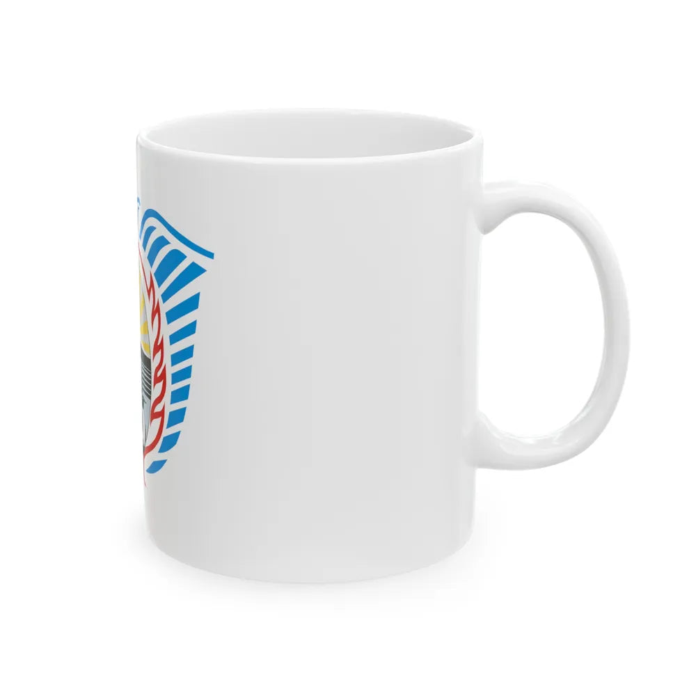 Coat of Arms Tierra del Fuego Argentina - White Coffee Mug-Go Mug Yourself