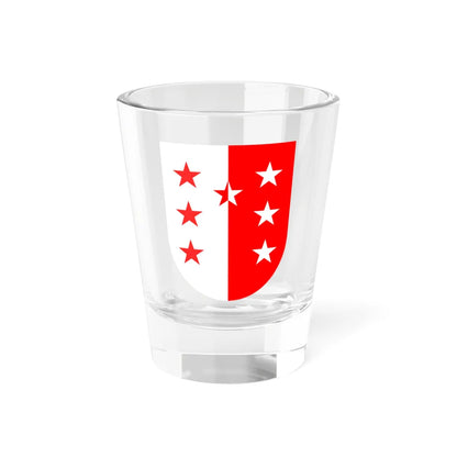 Coat of Arms Valais 1628 (Switzerland) (Coat of Arms) Shot Glass 1.5oz 1.5oz - Go Mug Yourself