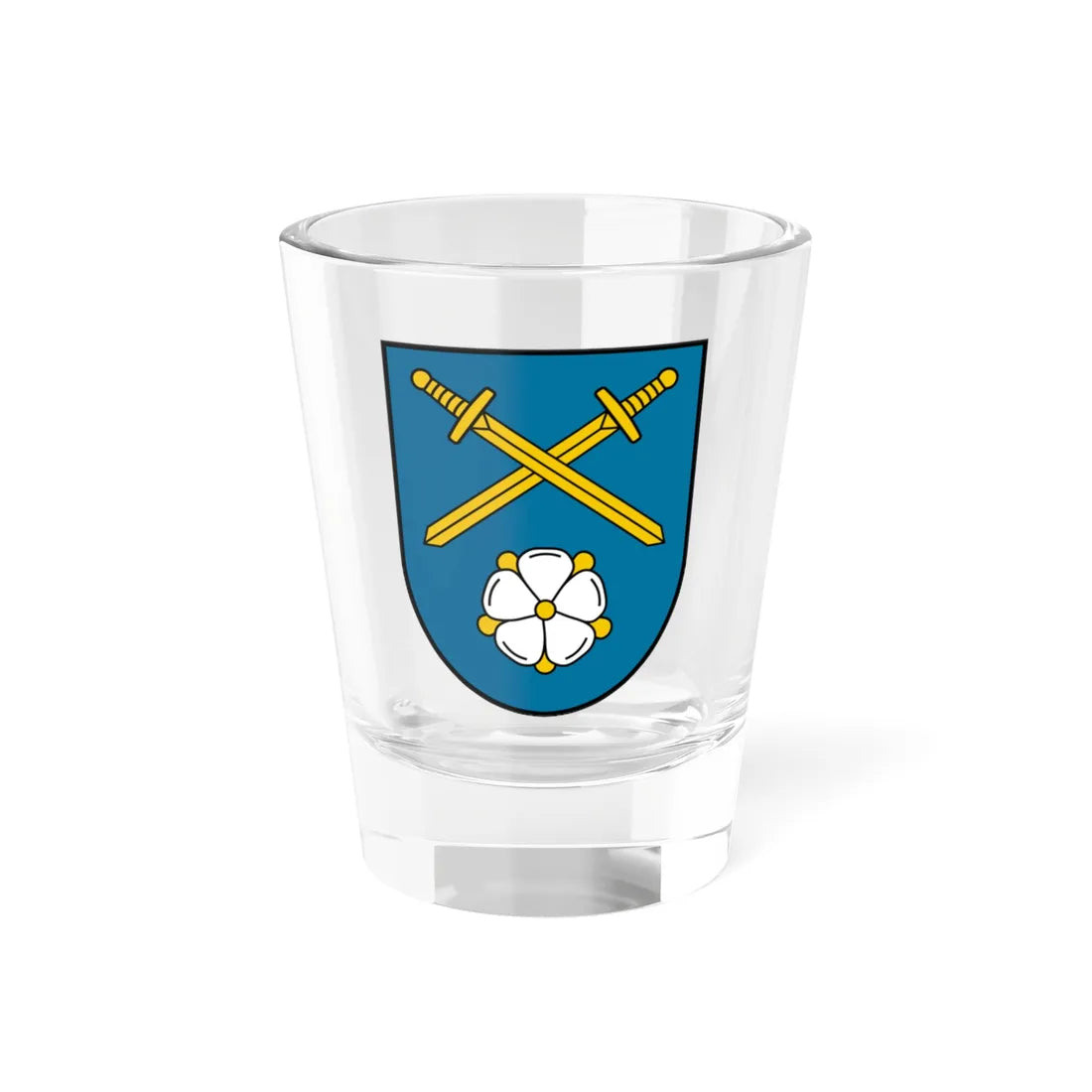 Coat of arms Wendling (Austria) (Coat of Arms) Shot Glass 1.5oz 1.5oz - Go Mug Yourself