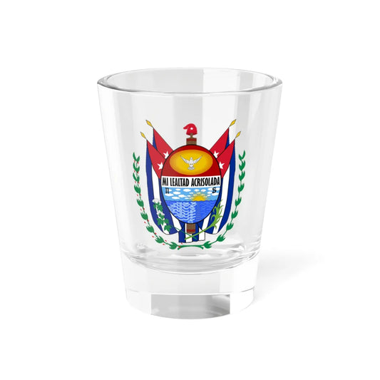 Coat of Santici Spíritus (Cuba) (Coat of Arms) Shot Glass 1.5oz 1.5oz - Go Mug Yourself