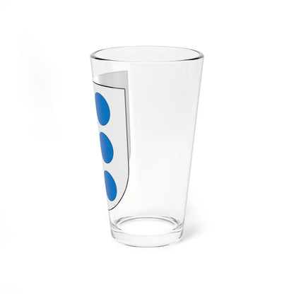 Coats of arms of families of Castro (Portugal) (Coat of Arms) Pint Glass 16oz - Go Mug Yourself