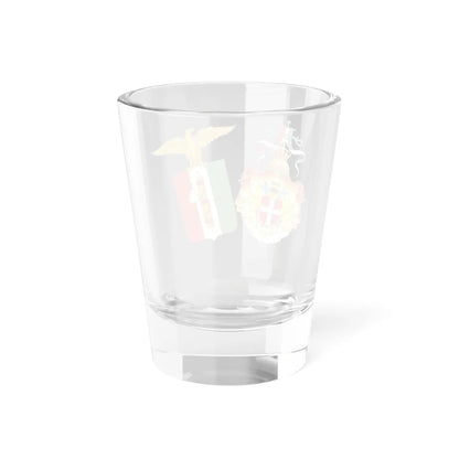 Coats of arms of Kingdom of Italy 1927-1929 Greater Arms (Italy) (Coat of Arms) Shot Glass 1.5oz - Go Mug Yourself