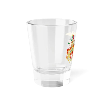 Coats of arms of Kingdom of Italy 1927-1929 Greater Arms (Italy) (Coat of Arms) Shot Glass 1.5oz - Go Mug Yourself