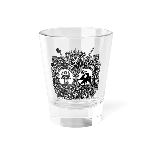 Coats of arms of Moldavia and Wallachia (Oman) (Coat of Arms) Shot Glass 1.5oz 1.5oz - Go Mug Yourself