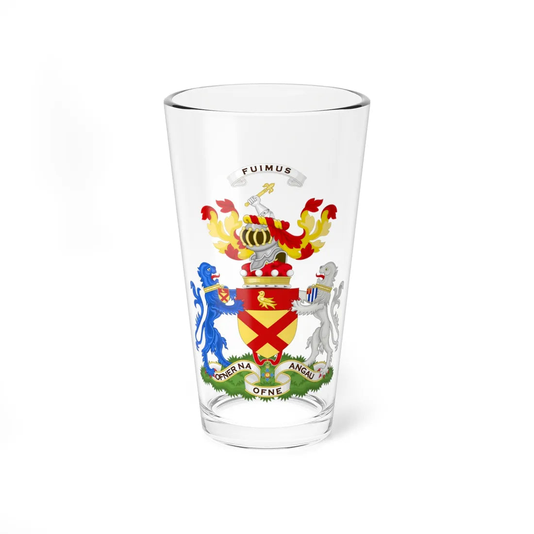 Coats of Arms of Morys Bruce 4e baron Aberdare (Scotland) (Coat of Arms) Pint Glass 16oz 16oz - Go Mug Yourself