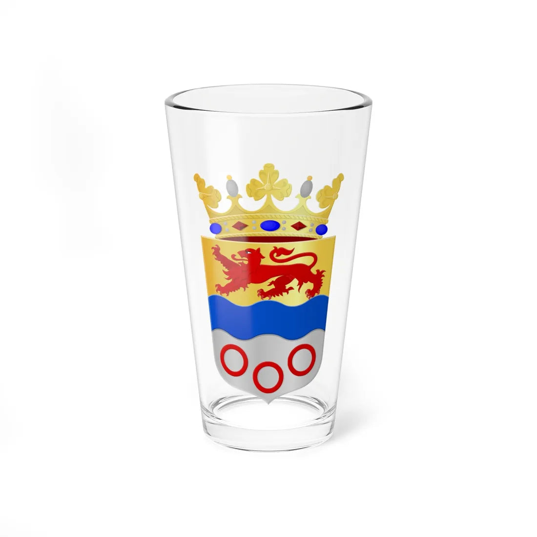 Coats of arms of Oude IJsselstreek (Netherlands) (Coat of Arms) Pint Glass 16oz 16oz - Go Mug Yourself