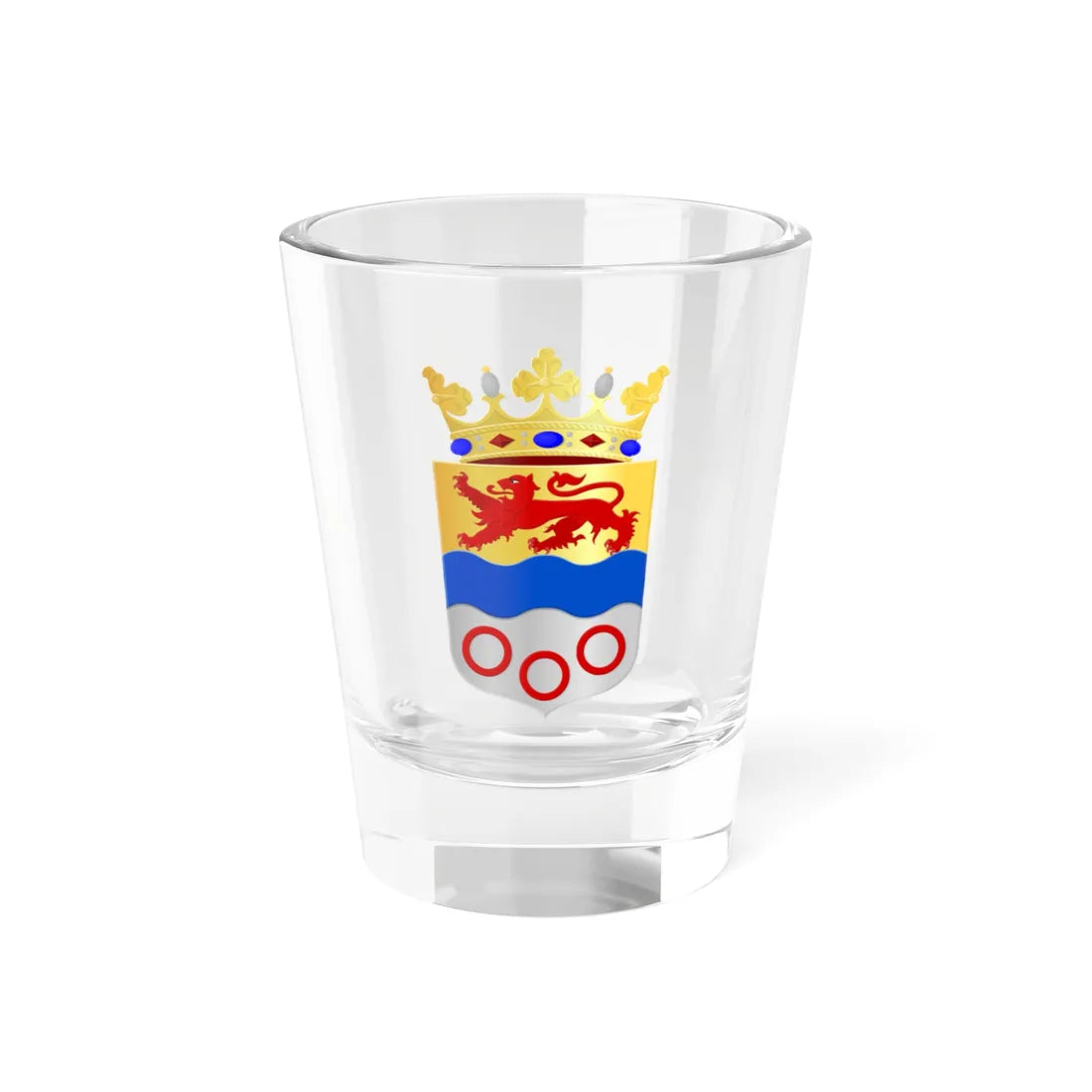 Coats of arms of Oude IJsselstreek (Netherlands) (Coat of Arms) Shot Glass 1.5oz 1.5oz - Go Mug Yourself