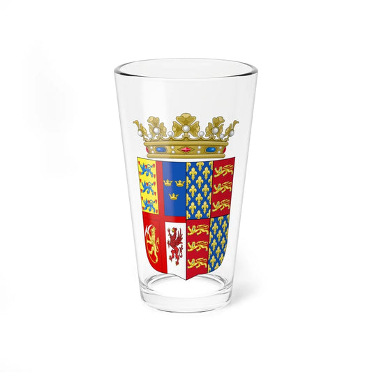 Coats of arms of Reine Philippa of Angleterre1 (Sweden) (Coat of Arms) Pint Glass 16oz 16oz - Go Mug Yourself
