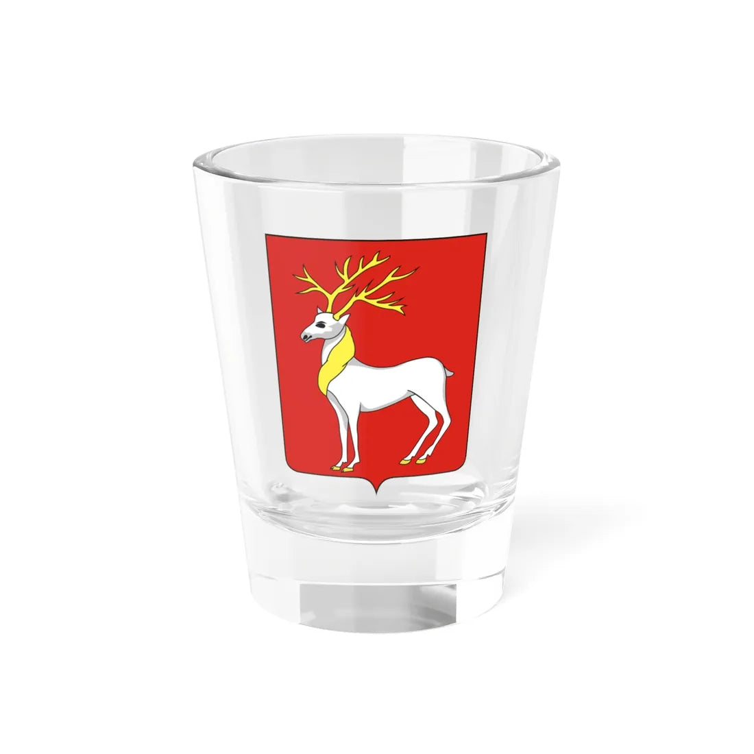 Coats of Arms of Rostov (Russia) (Coat of Arms) Shot Glass 1.5oz 1.5oz - Go Mug Yourself