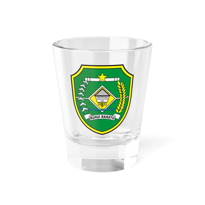 Coats of arms of Tapin Regency (Indonesia) (Coat of Arms) Shot Glass 1.5oz 1.5oz - Go Mug Yourself