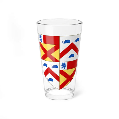 Coats of Arms of the Bruce family Marquess of Ailesbury (Scotland) (Coat of Arms) Pint Glass 16oz 16oz - Go Mug Yourself