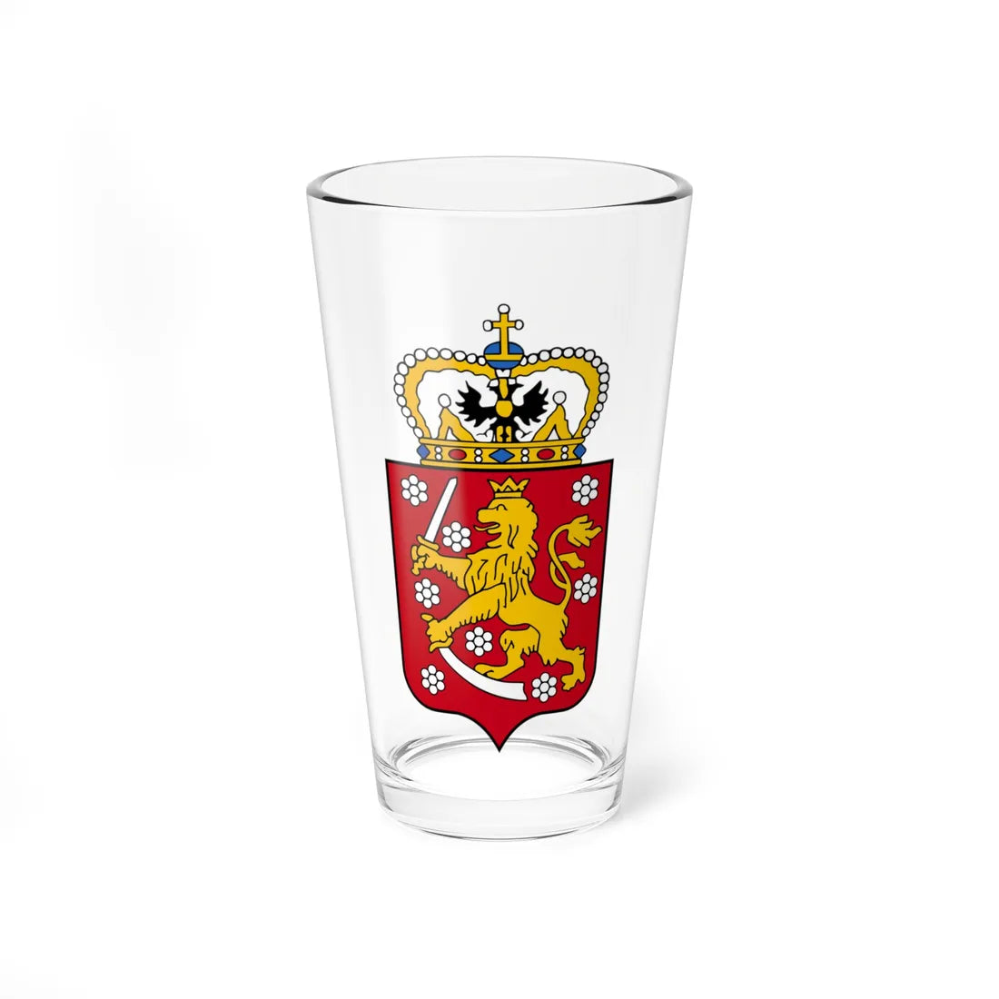 Coats of arms of the Grand Duchy of Finland 1882 (Russia) (Coat of Arms) Pint Glass 16oz 16oz - Go Mug Yourself