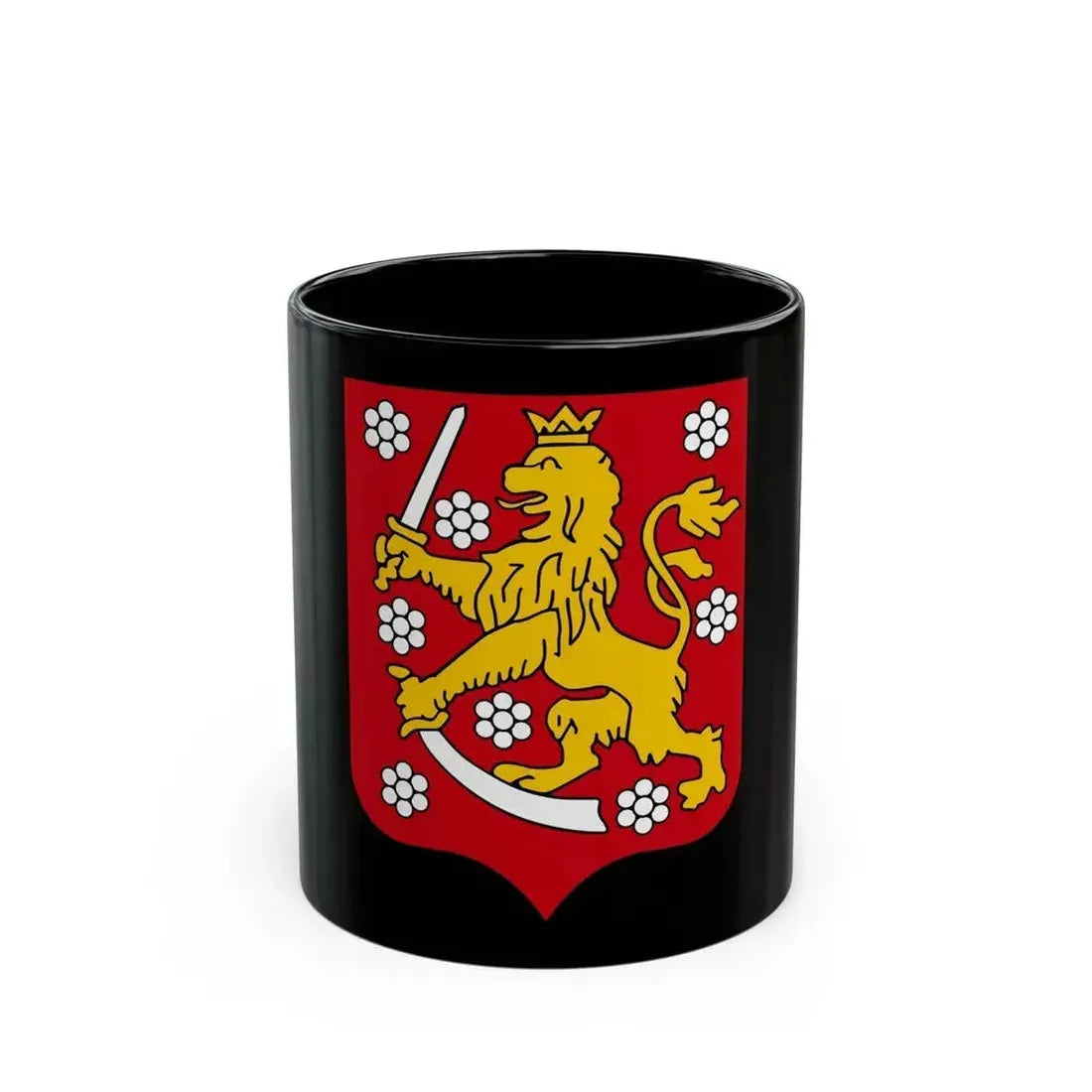 Coats of arms of the Grand Duchy of Finland - Black Coffee Mug 11oz - Go Mug Yourself