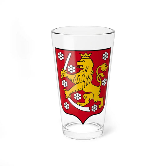 Coats of arms of the Grand Duchy of Finland (Finland) (Coat of Arms) Pint Glass 16oz 16oz - Go Mug Yourself
