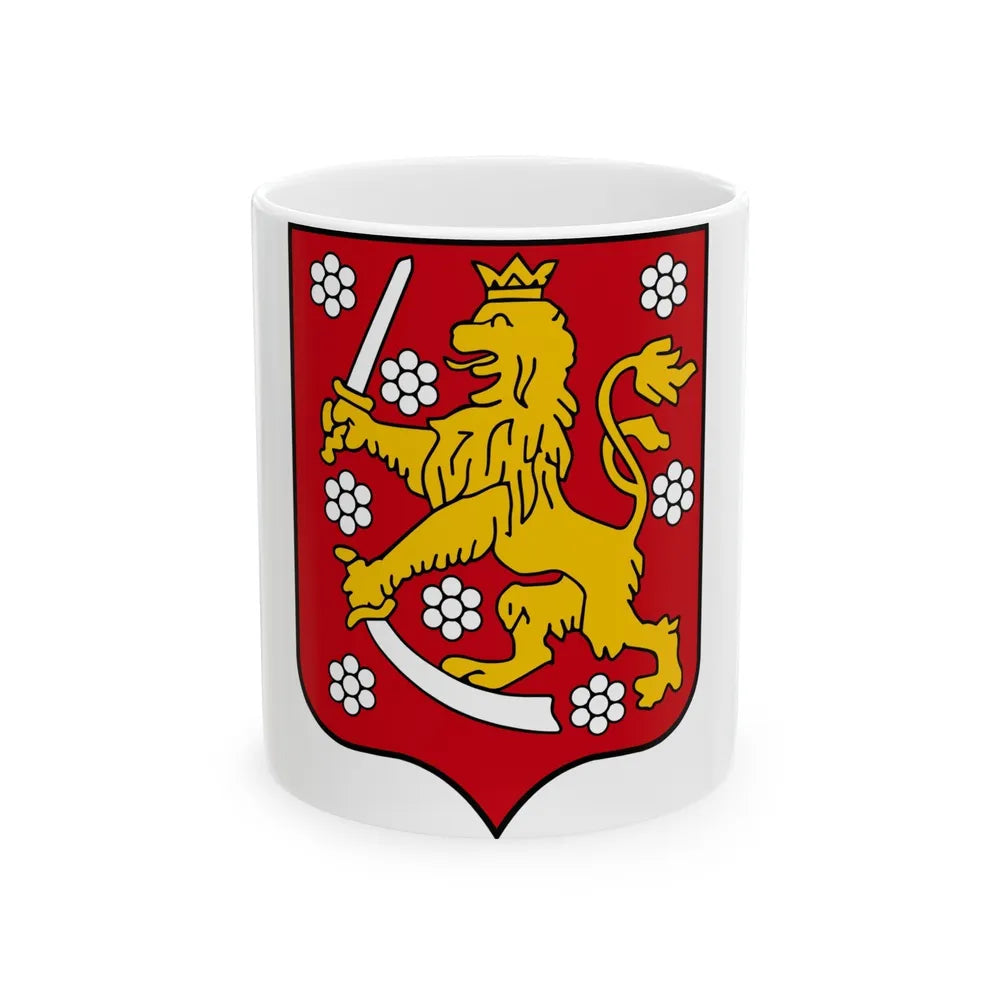 Coats of arms of the Grand Duchy of Finland - White Coffee Mug-11oz-Go Mug Yourself