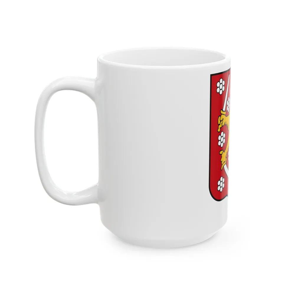 Coats of arms of the Grand Duchy of Finland - White Coffee Mug-Go Mug Yourself