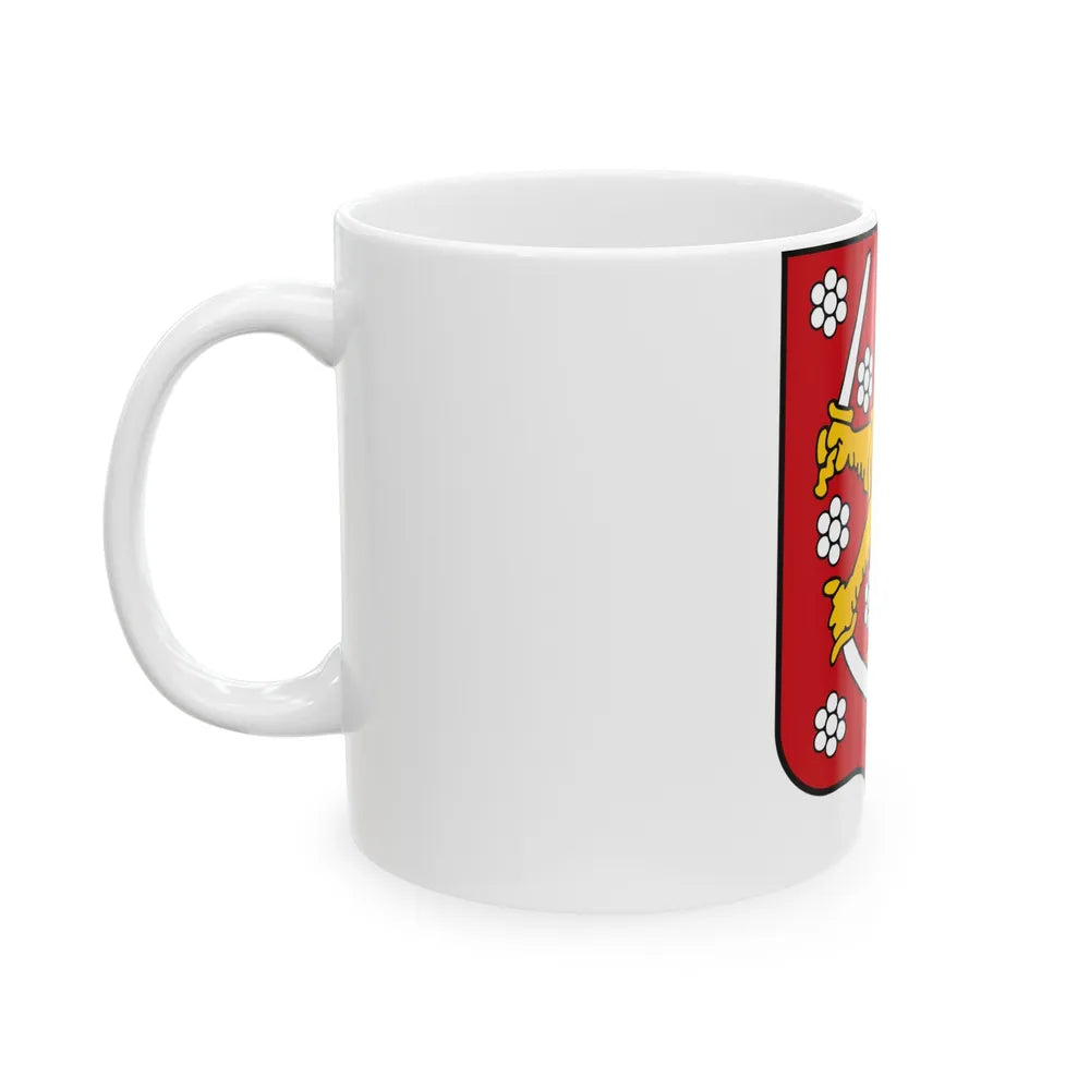 Coats of arms of the Grand Duchy of Finland - White Coffee Mug-Go Mug Yourself