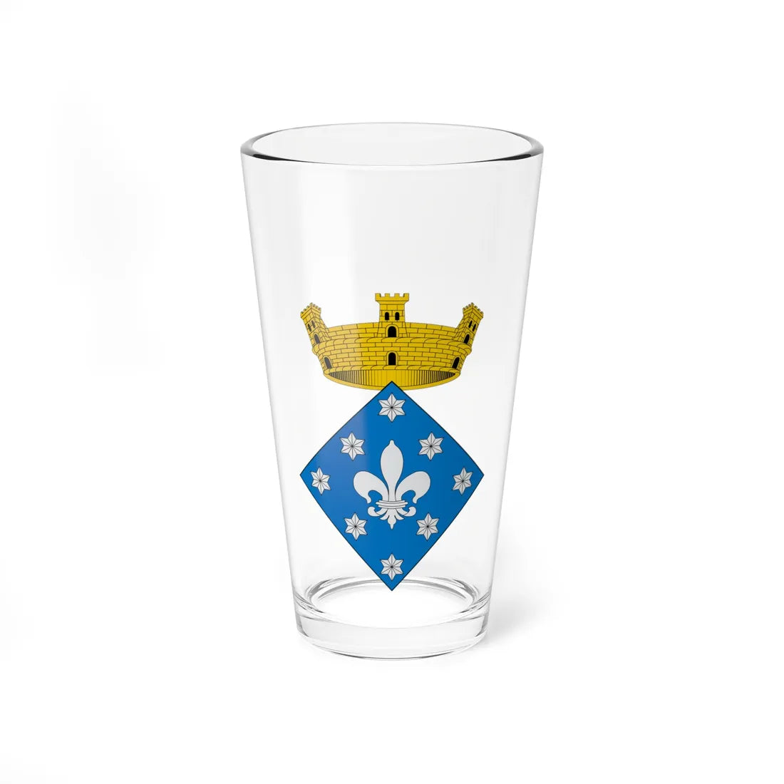 Coats of arms of Vallcebre (Spain) (Coat of Arms) Pint Glass 16oz 16oz - Go Mug Yourself