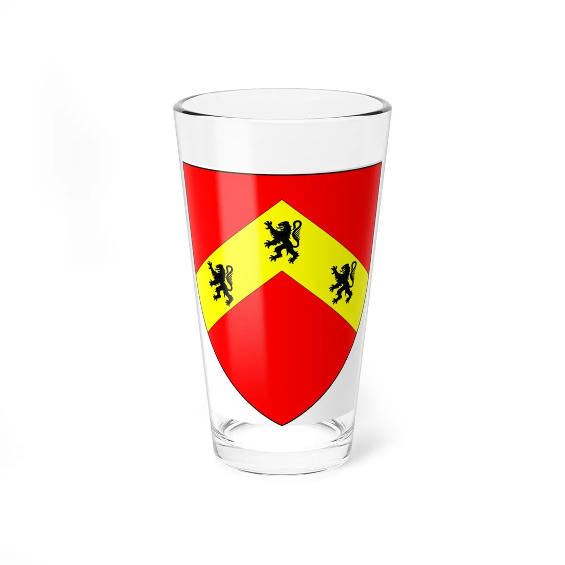 Cobham OfCobhamKent Arms (England) (Coat of Arms) Pint Glass 16oz 16oz - Go Mug Yourself