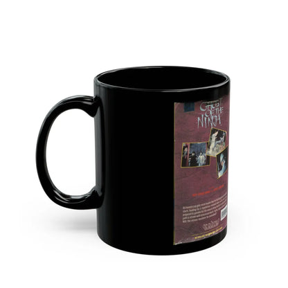 COBRA GHOST OF THE NINJA (VHS COVER) - Black Coffee Mug-Go Mug Yourself