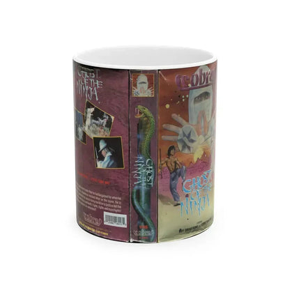 COBRA GHOST OF THE NINJA (VHS COVER) - White Coffee Mug 11oz - Go Mug Yourself