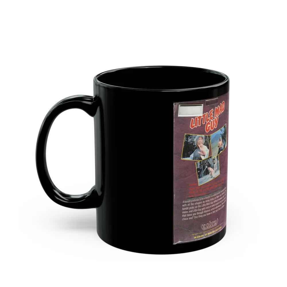 COBRA LITTLE MAD GUY (VHS COVER) - Black Coffee Mug-Go Mug Yourself