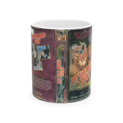 COBRA LITTLE MAD GUY (VHS COVER) - White Coffee Mug 11oz - Go Mug Yourself