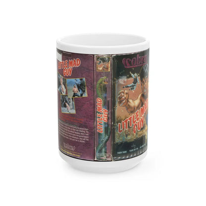 COBRA LITTLE MAD GUY (VHS COVER) - White Coffee Mug-15oz-Go Mug Yourself