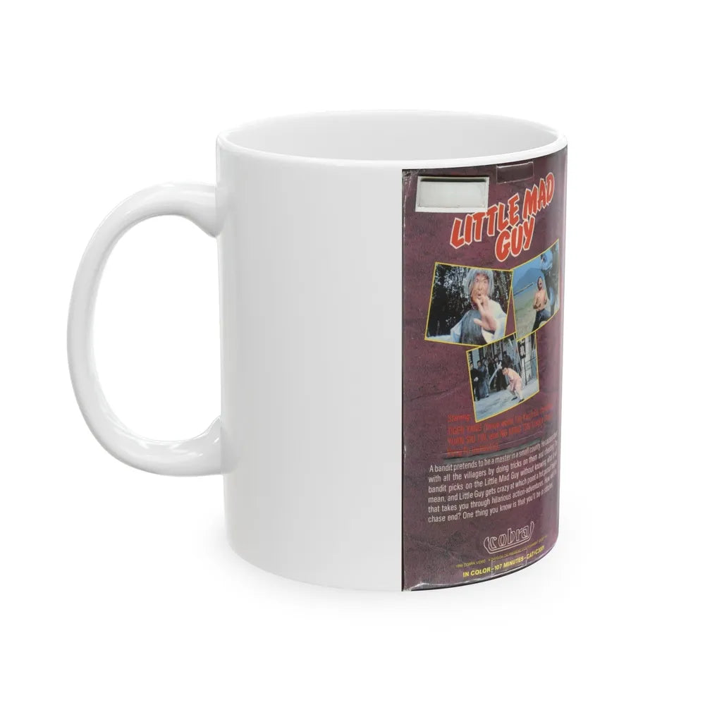 COBRA LITTLE MAD GUY (VHS COVER) - White Coffee Mug-Go Mug Yourself