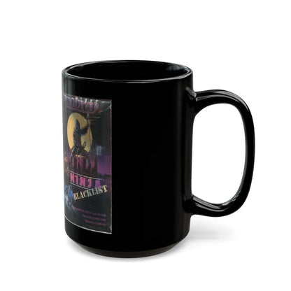 COBRA NINJA BLACKLIST (VHS COVER) - Black Coffee Mug-Go Mug Yourself