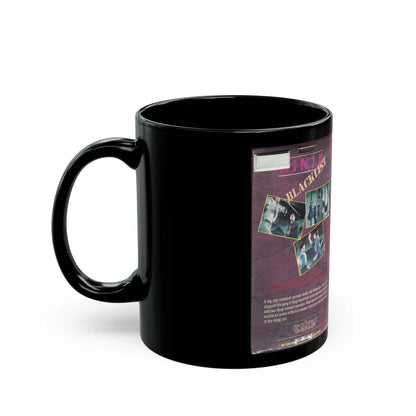 COBRA NINJA BLACKLIST (VHS COVER) - Black Coffee Mug-Go Mug Yourself