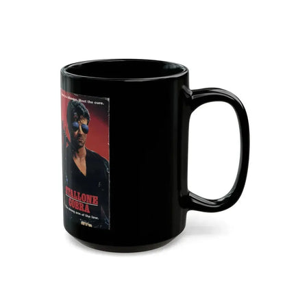 COBRA STALLONE (VHS COVER) - Black Coffee Mug - Go Mug Yourself