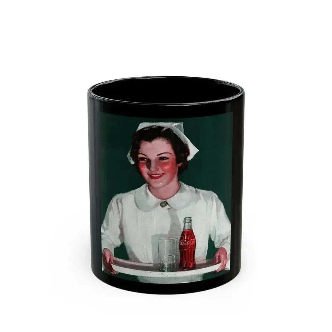 Coca-Cola ad, Ladies' Home Journal, April 1934 - Black Coffee Mug 11oz - Go Mug Yourself