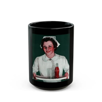 Coca-Cola ad, Ladies' Home Journal, April 1934 - Black Coffee Mug 15oz - Go Mug Yourself