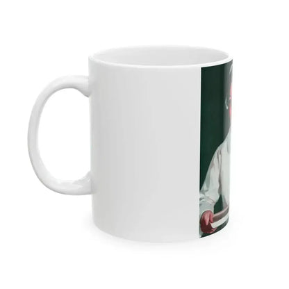 Coca-Cola ad, Ladies' Home Journal, April 1934 - White Coffee Mug - Go Mug Yourself