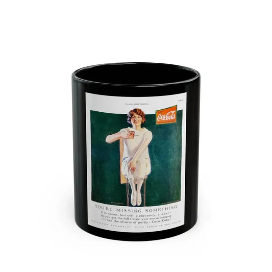 Coca-Cola ad, The Ladies' Home Journal, April, 1925 - Black Coffee Mug 11oz - Go Mug Yourself