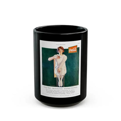 Coca-Cola ad, The Ladies' Home Journal, April, 1925 - Black Coffee Mug 15oz - Go Mug Yourself