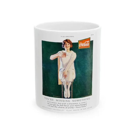 Coca-Cola ad, The Ladies' Home Journal, April, 1925 - White Coffee Mug 11oz - Go Mug Yourself