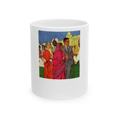 Coca-Cola advertisement (1), 1957 - White Coffee Mug 11oz - Go Mug Yourself