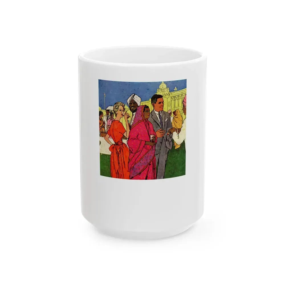 Coca-Cola advertisement (1), 1957 - White Coffee Mug 15oz - Go Mug Yourself
