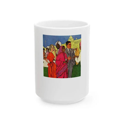 Coca-Cola advertisement (1), 1957 - White Coffee Mug 15oz - Go Mug Yourself
